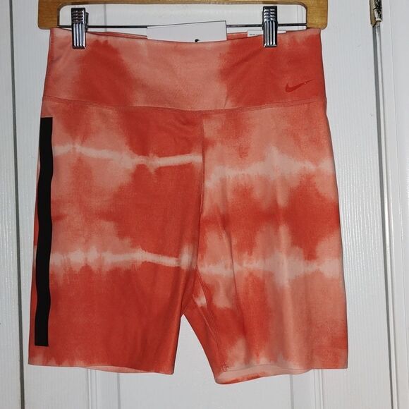 Nike Women's One Luxe Dri-FIT 7" Mid-Rise Printed Training Shorts  Sz M NWT - Picture 1 of 11